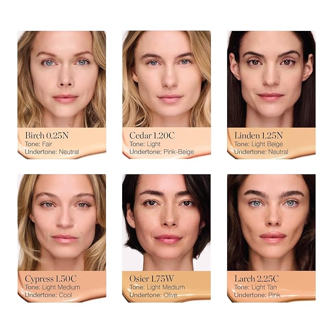 Ogee Complexion Perfecting Under Eye Concealer - Certified Organic Full Coverage Concealer - Buildable Coverage - LARCH 2.25C - Light Tan (Pink Undertones)