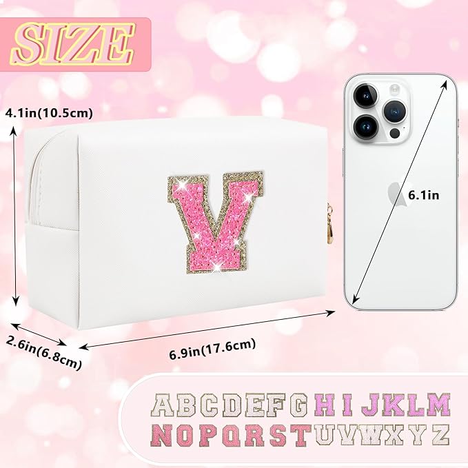 Personalized initial letter patch makeup