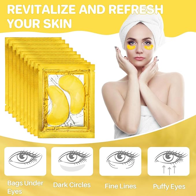 Gold under eye patches -