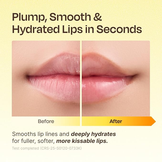 Celladix Overnight Lip Plumping Mask with Banana PDRN – Pudding-Like Melting Balm Texture, Vanilla Scent – Hydrating & Mild Plumping Treatment for Kissable Lips with Honey & Collagen, 0.5 Fl oz