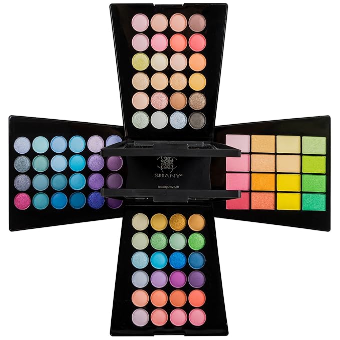 The SHANY Beauty Cliche Makeup Set - All-in-One Makeup Palette with Eyeshadows, Face Powders, and Blushes