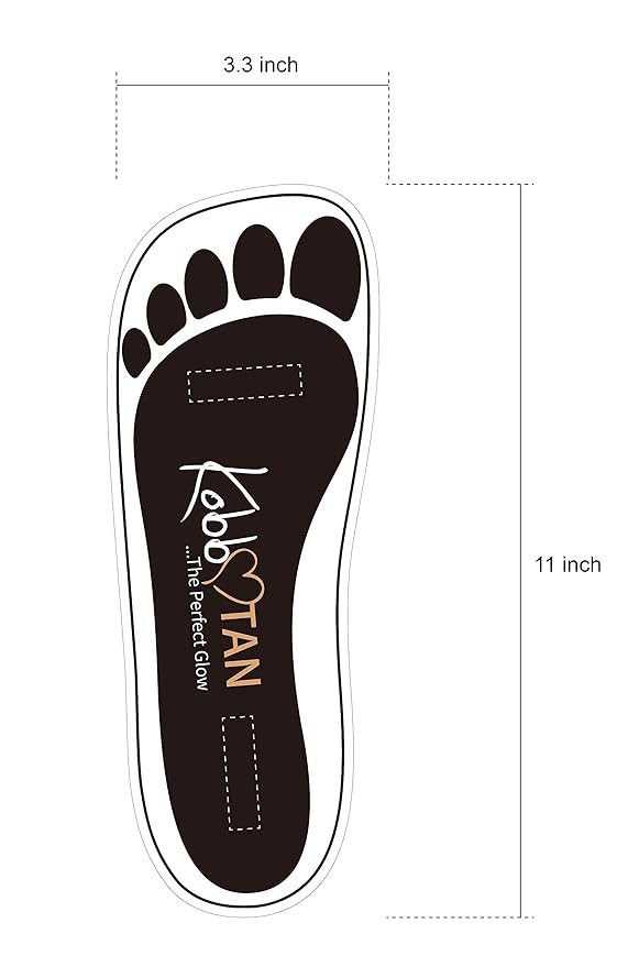 25 Pairs (50Feets) Spray Tanning Feet Pads Disposable Sunless Airbrush Tanning Tent Foot Protection