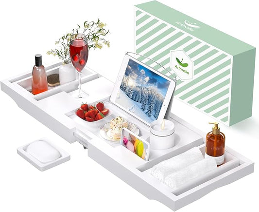 Artmalle bathtub caddy tray -