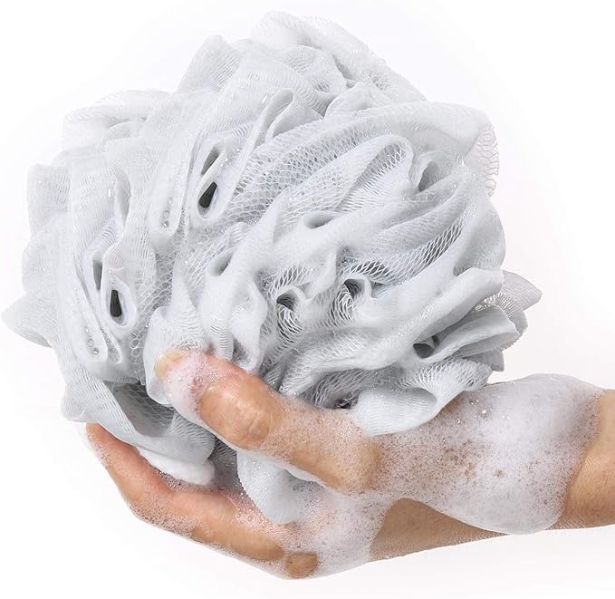 Btyms 4 pieces loofah sponge