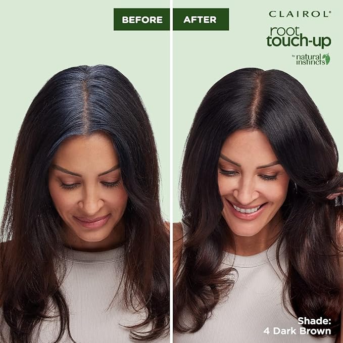 Clairol Root Touch-Up by Natural Instincts Permanent Hair Dye, 5 Medium Brown Hair Color, Pack of 1