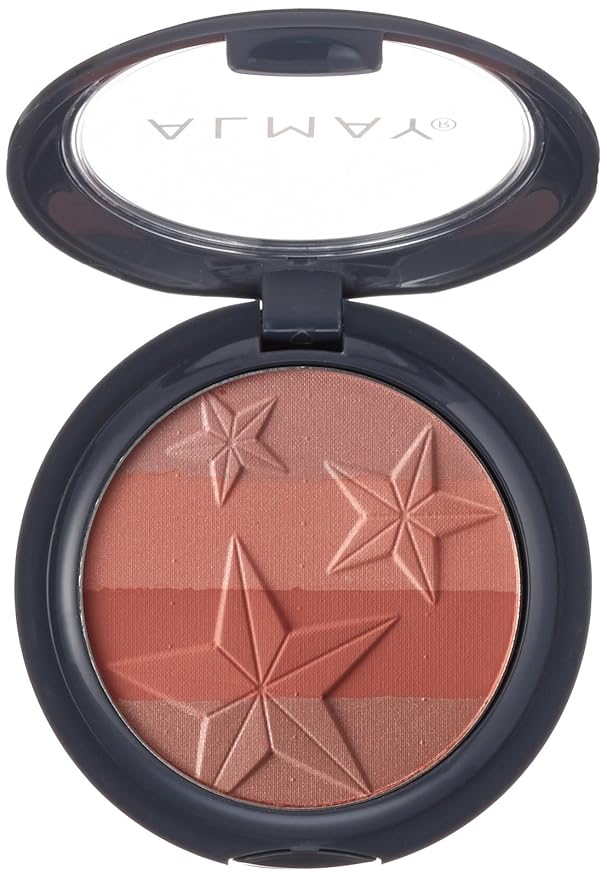 Almay Blush Palette, Face Makeup, High Pigment Powder, Smart Shade Blush, Hypoallergenic, 030 Coral, 0.32 Oz