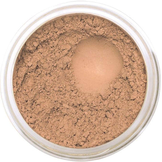 BellaTerra Cosmetics Mineral Powder Foundation – Honey | Golden Medium Shade | Long-Lasting Matte Mineral Makeup for a Radiant, Even Complexion 9g