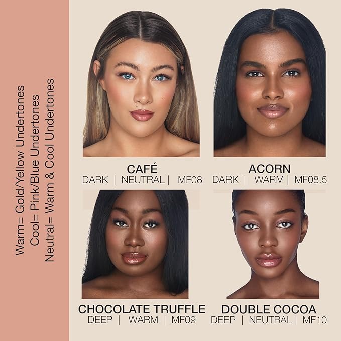 Bellapierre Mineral Foundation SPF 15 – Loose Powder Foundation, Full Coverage Mineral Makeup with Matte Finish – Vegan, Cruelty Free, Hypoallergenic, Oil & Talc Free – 0.32 oz - Double Cocoa