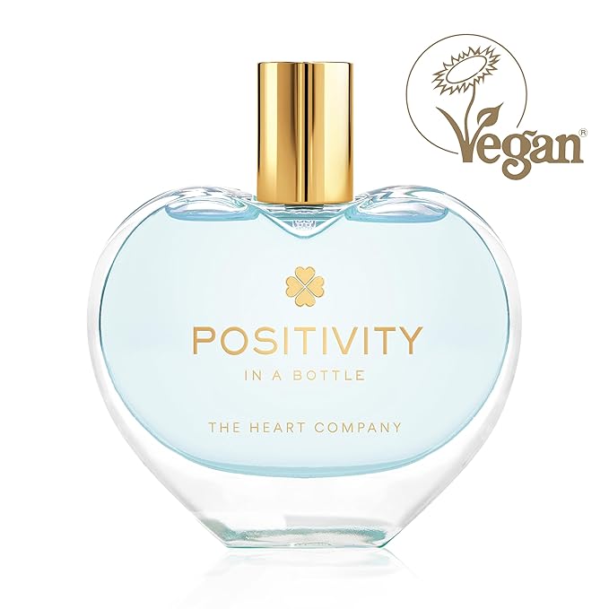 THE HEART COMPANY POSITIVITY in a bottle | Fresh Perfume for women | Vegan Gifts for women | Women's Eau de Parfum Spray 75ml - 2.5 fl oz.