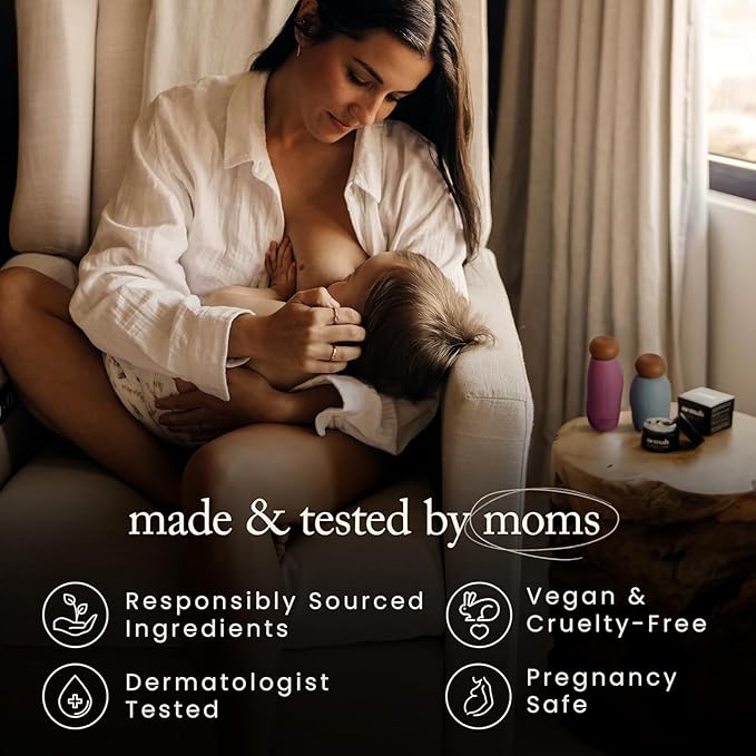 Nemah Gentle Care Essentials Kit, Includes Calming Baby Lotion, Soothing 2-in-1 Baby Shampoo & Wash, and Renewing Nipple + Lip Balm, Pregnancy Must Haves Virtual Bundle