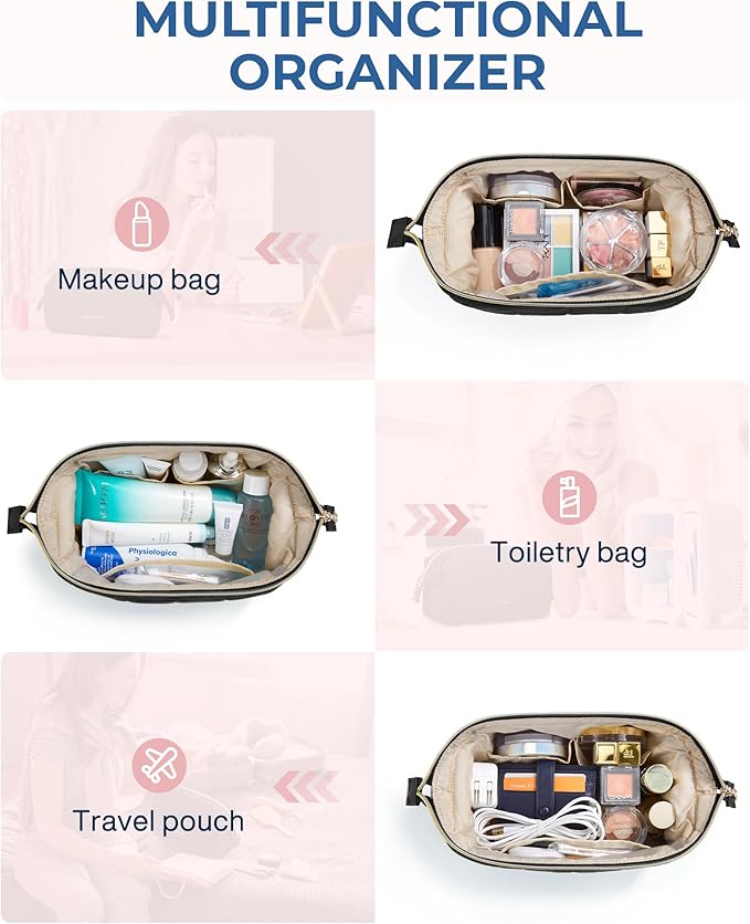 Bagsmart makeup bag travel toiletry