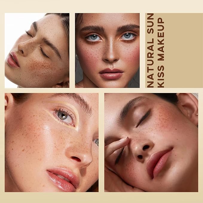 2 Colors Freckle Stamp Pen, Natural Like Freckle Makeup #Coffee&Chestnut