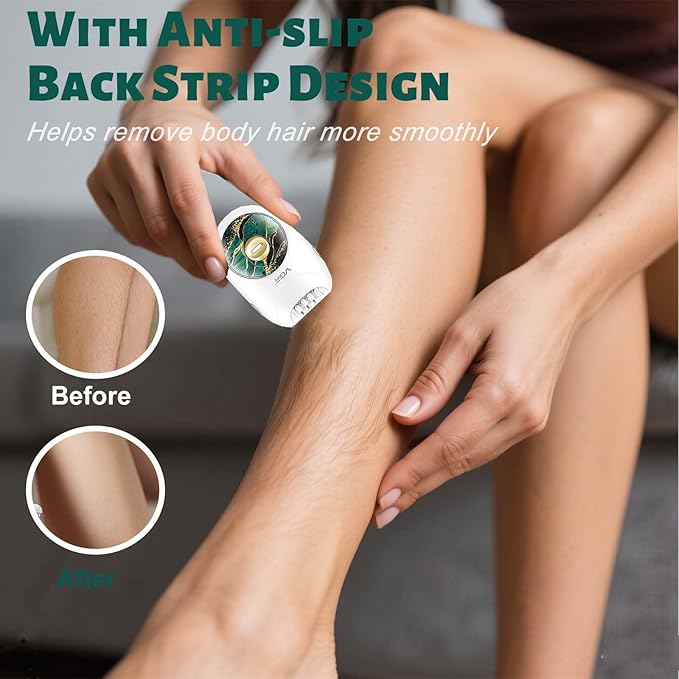VGR 706 Professional Epilator for Women,Portable Cordless Smooth Glide Hair Removal Device for Legs, Underarm, Back,Full-Body Epilator with 18 Tweezers System, 2 Speeds Hair Removal with Silent Design