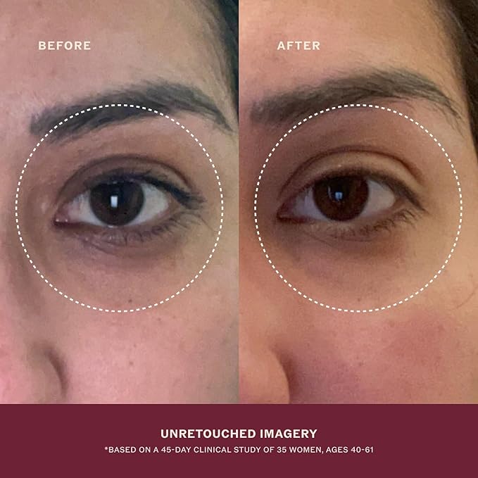 Sahajan Golden Glow Eye Balm with Ghee + Centella | Clinically-Proven Clean Ayurvedic Rich Eye Cream | Visibly Softens, Moisturizes, Smooths, Firms, Tightens | 0.5 fl oz