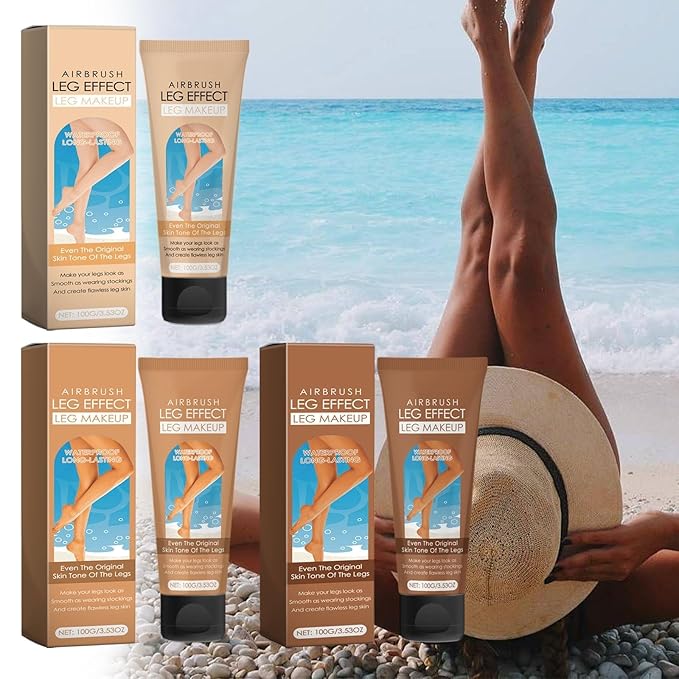 Leg Makeup Waterproof No Transfer,Flawless Looking Leg and Body Scar Cover up Makeup, Easy Application for All Skin Tones. (3# Bronze)