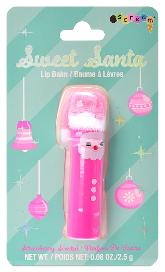 iscream Sweet Santa Strawberry Scented Holiday Balm