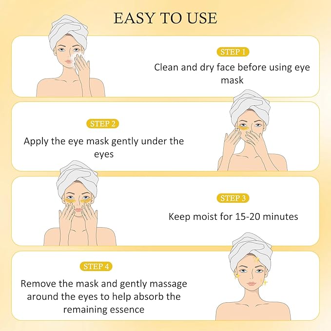Under Eye Patches for Puffy Eyes and Dark Circles,24 Pcs Collagen Under Eye Mask Skin Care Products,Snail Mucin Eye Patches,Wrinkle Patches
