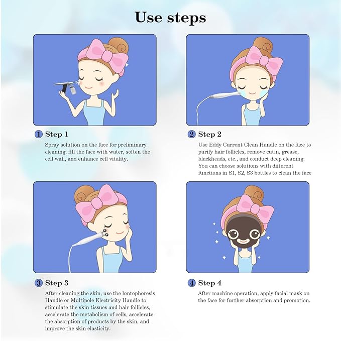 Hydradermabrasion Facial Water Peel SPA Facial Skin Care Peeling Cleaning Beauty Device Elitzia ETSPA18