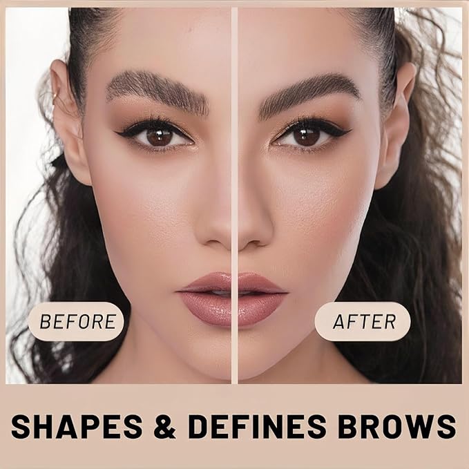 Stainless Steel Eyebrow Razor - Face Razors with Travel Cover & 10 Refill Blades, Eyebrow Brush - Help Exfoliate and Smooth Skin for Eyebrow, Leg, BIKINI, Facial, Beard Remove - L