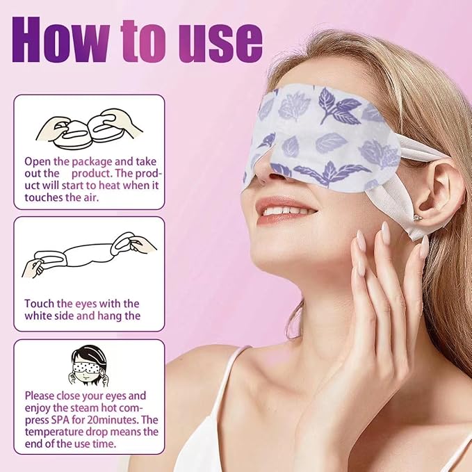 18 packs steam eye mask