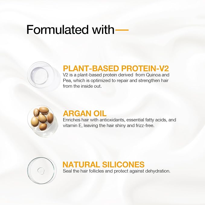 GK HAIR Oil- Argan Oil Hair Serum For Frizzy And Damaged Hair- Perfect For Keratin,Frizzy, Curly, Dry & Damaged ends-Adds Shine and Smooths,Paraben,Phthalate and Sulfate Free (3.4 oz)