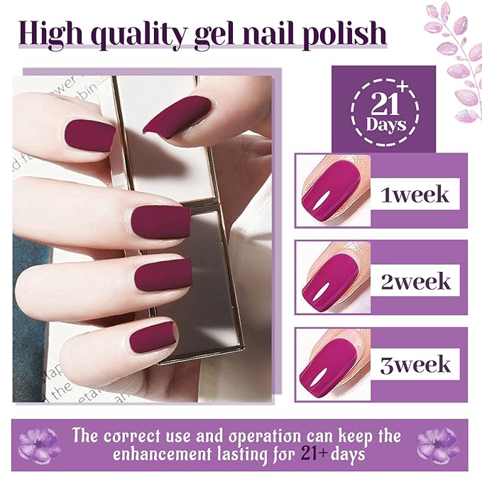 JODSONE 32+4 Pcs Gel Nail Polish Kit Soak Off Gel Polish Set Glitter Gel Nail Kit Nail Art Salon DIY at Home Manicure Kit