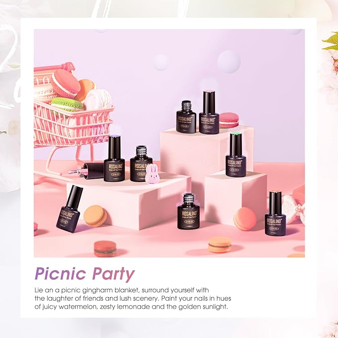 ROSALIND 8PCS Cat Eye Gel Polish with Magnet Stick - Magnetic Cat eye Gel Nail Polish Sparkle Diamond Effect Magic Magnetic Glitter Soak Off Led Nail Art DIY Salon Gifts For Women