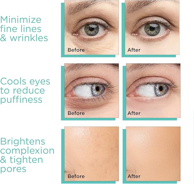 Ice Globes for Face, Freezer Safe and Highly Effective Facial Globes for Daily Beauty Routines, Face Roller to Tighten Skin, Reduce Puffiness, Enhance Circulation and Complexion (Pink)