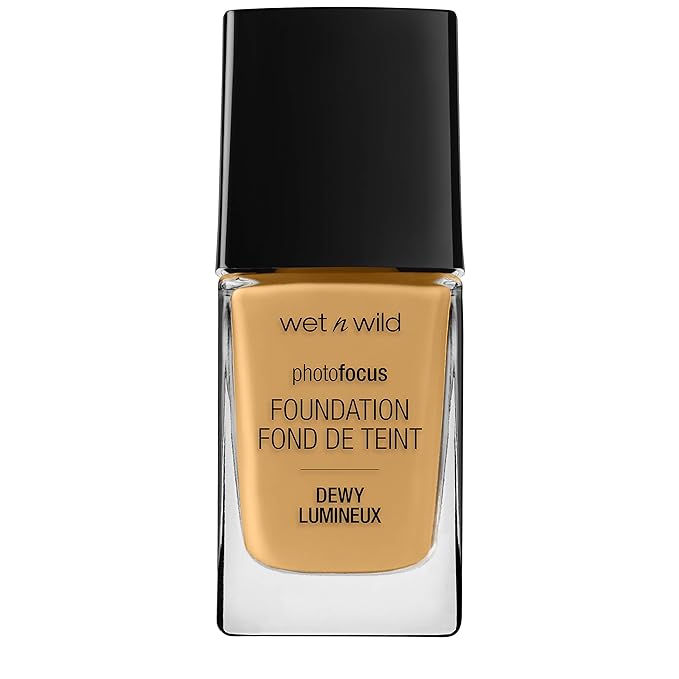 wet n wild Photo Focus Dewy Liquid Foundation Makeup, Desert Beige