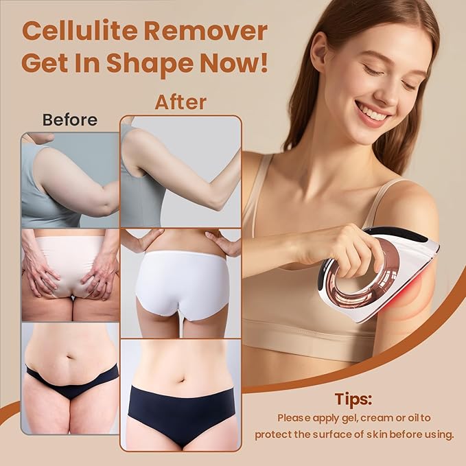 Cellulite Massager, Body Sculpting Machine Radio Frequency Device for Body Massage and Cellulite Removal, Suitable Use on Belly, Arm, Waist, Leg