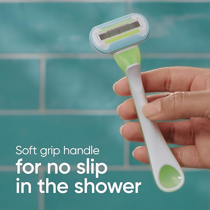 Gillette Venus Extra Smooth Green Disposable Women's Razors - 2 Count (Pack of 2)