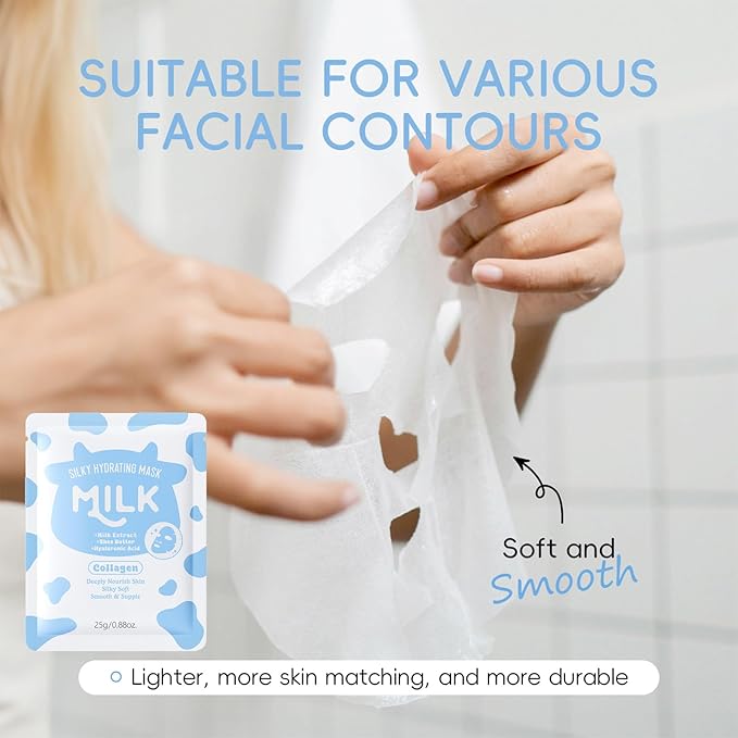 Milk Skincare Set, Smooth Skin, Hydration (21 PCS)