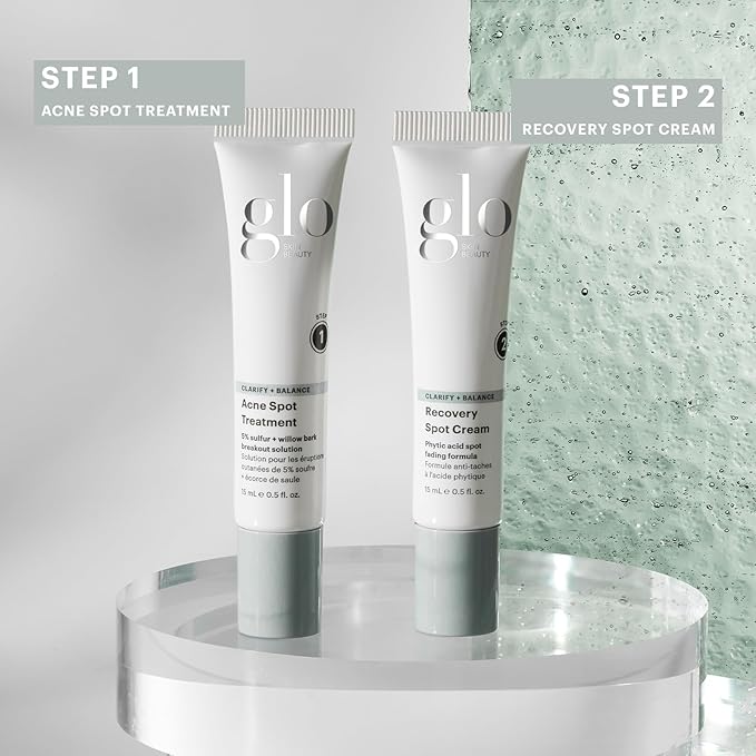 Glo Skin Beauty Recovery Spot Cream - Reduces Shadow Mark Size, Depth & Uneven Tone and Redness Post Breakout, For Acne-Prone and Oily Skin