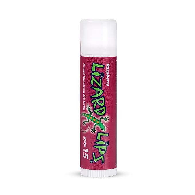 Lizard Lips SPF 15 Lip Balm (Raspberry)
