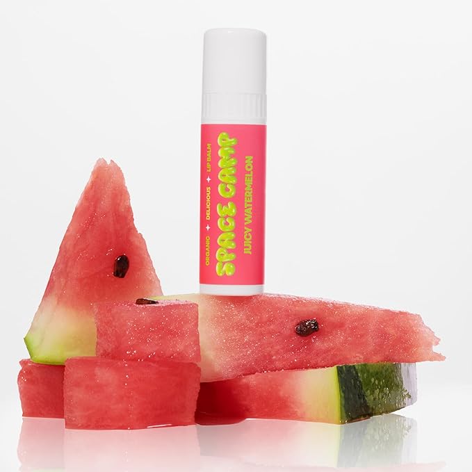 Wellness Jumbo Lip Balm - Juicy Watermelon Organic Flavored Balm (2 Pack)