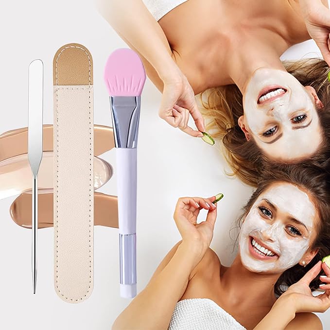 Makeup Spatula,Korean Spatula Makeup Stainless Steel Makeup Spatula