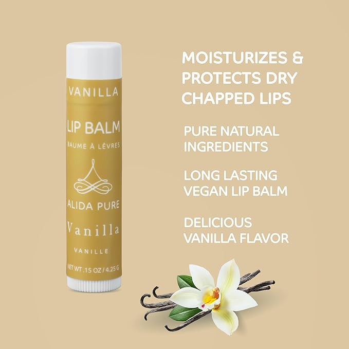 Vanilla Lip Balm Collection, Vegan Lip Lips,