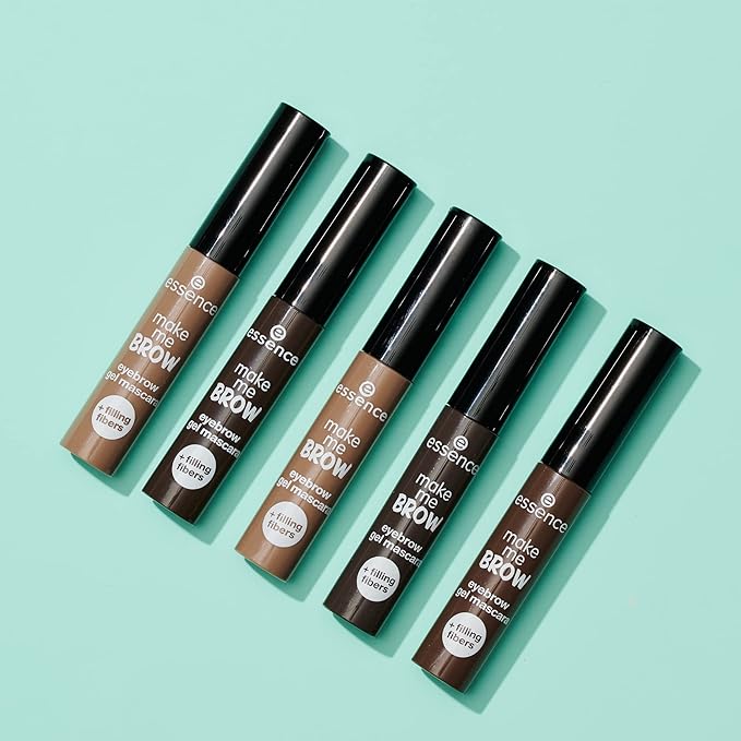 essence | 3-Pack Make Me Brow Eyebrow Gel Mascara | Infused with Fibers to Fill & Sculpt | Vegan & Paraben Free | Cruelty Free (01 | Blondy Brows)