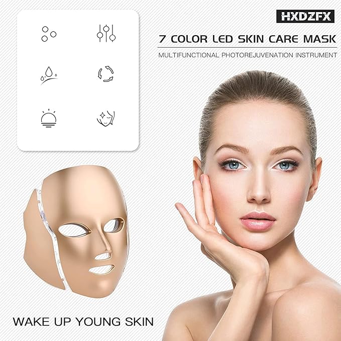 HXDZFX LED FACIAL LIGHT THERAPY MASK(HK207)