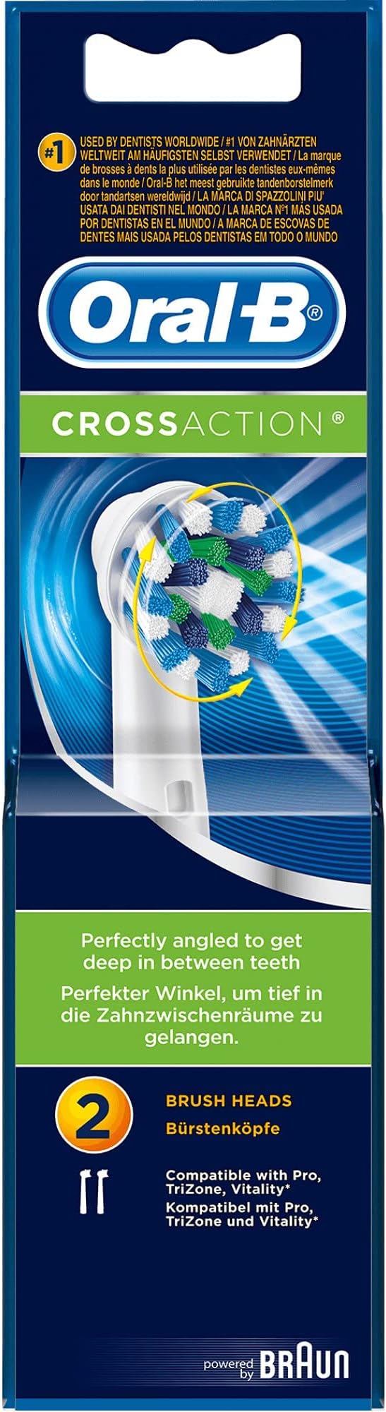 Oral B Toothbrush Refills Cross Action