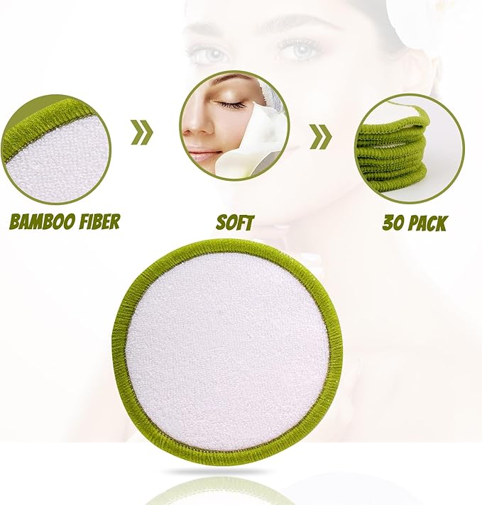 30 pack reusable makeup remover