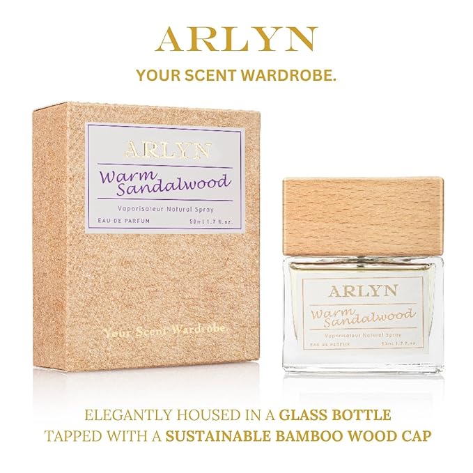 ARLYN Warm Sandalwood Eau De Parfum Inspired by Le Lab Fragrances' San tal 33, Perfume for Men & Women, Luxury Fragrance - Vegan, Cruelty-Free, and Eco-Conscious (1.7oz / 50ml)