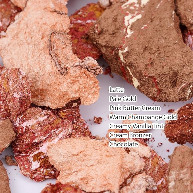 Best Baked Face Palette for Mature Skin – Includes Bronzer, Blush, Highlighter & Eyeshadows – Smooth Velvet Texture, Vegan & Cruelty-Free, Travel-Friendly Makeup Kit