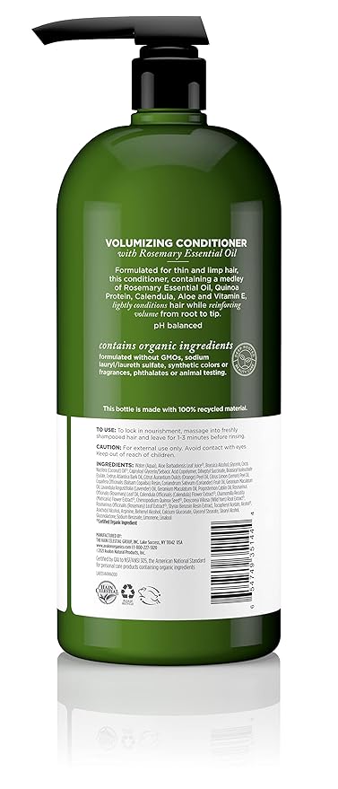 Avalon Organics Rosemary Conditioner, 32 oz