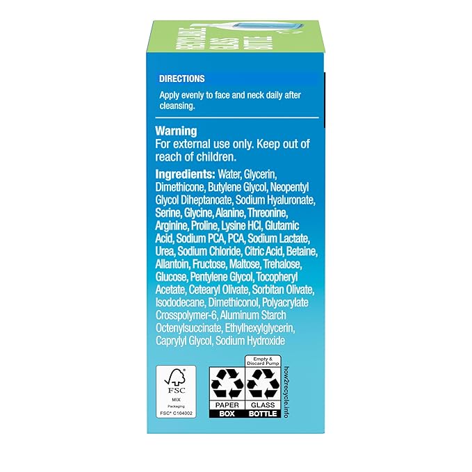 Neutrogena Hydro Boost Ultra Hydrating Serum with Hyaluronic Acid, Fragrance-Free Face Serum for Weightless Hydration and Softer, Glowing Skin, Non-Comedogenic, 1 fl. oz
