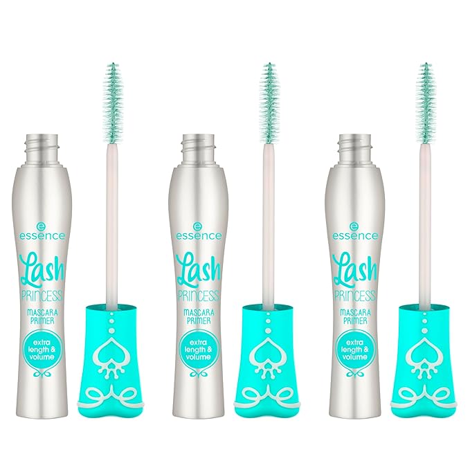 essence | Lash Princess Mascara Primer for Extra Length & Volume (3 Pack) | Voluminous, Lash Boosting Conditioning Primer | Vegan, Cruelty Free & Paraben Free