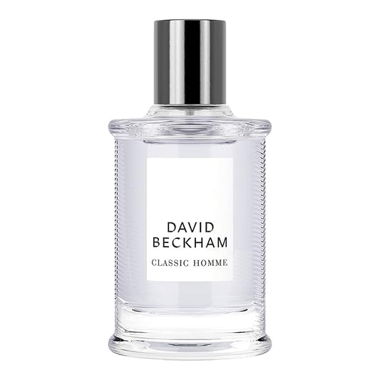 David Beckham Classic Homme Eau de Toilette 1.6 fl oz (Pack of 1), Notes of Pink Grapefruit, Cashmere Wood, and Mahogany Wood, Men's Fragrance, Long Lasting, Everyday Fragrance, Travel Size