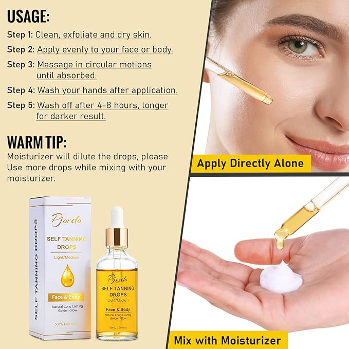 Self Tanning Drops, Self Tanner