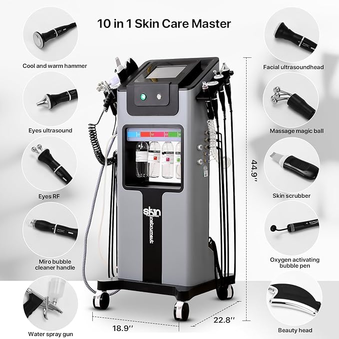 Hydro Oxygen Beauty Device sen for Improvement in The Appearance of Cellulite Device