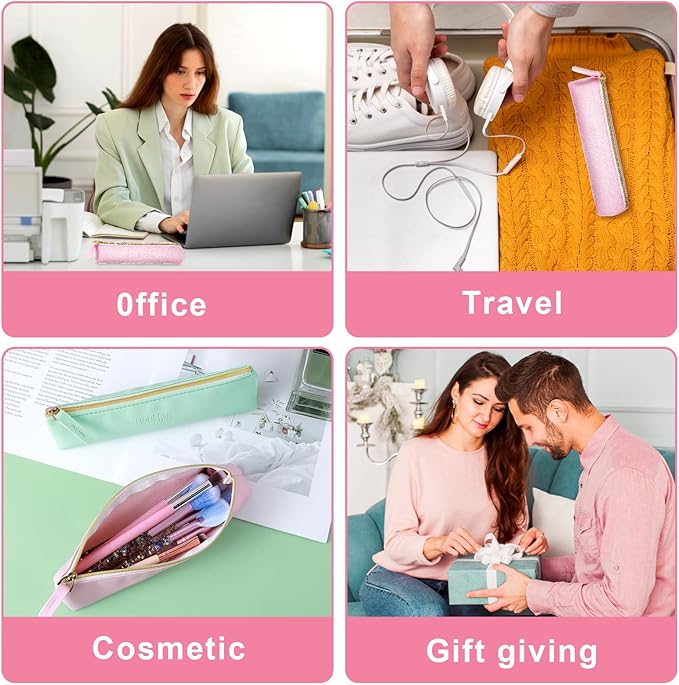 2pcs small leather pouch mini